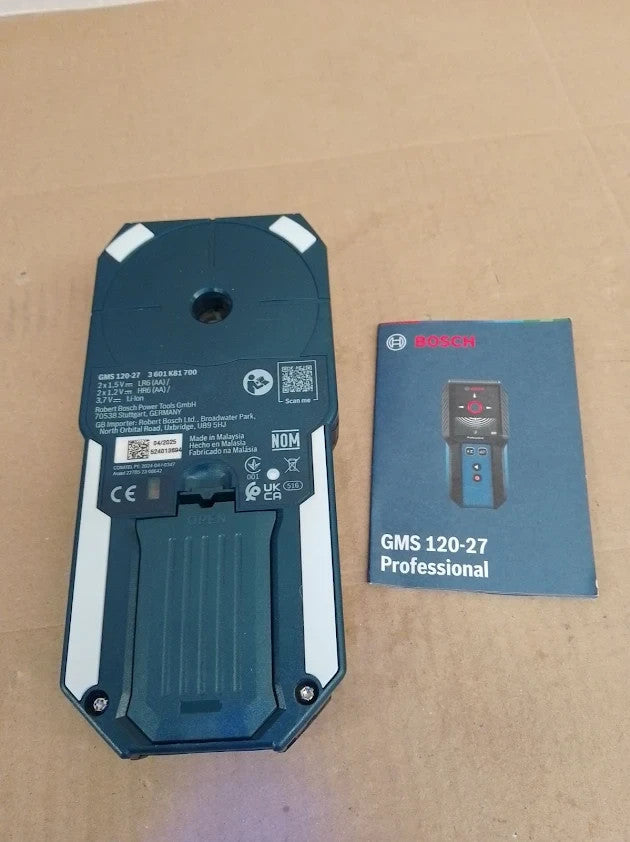 Bosch Professional Wall Scanner GMS 120-27 Detection Depth Non-Magnetic Metal