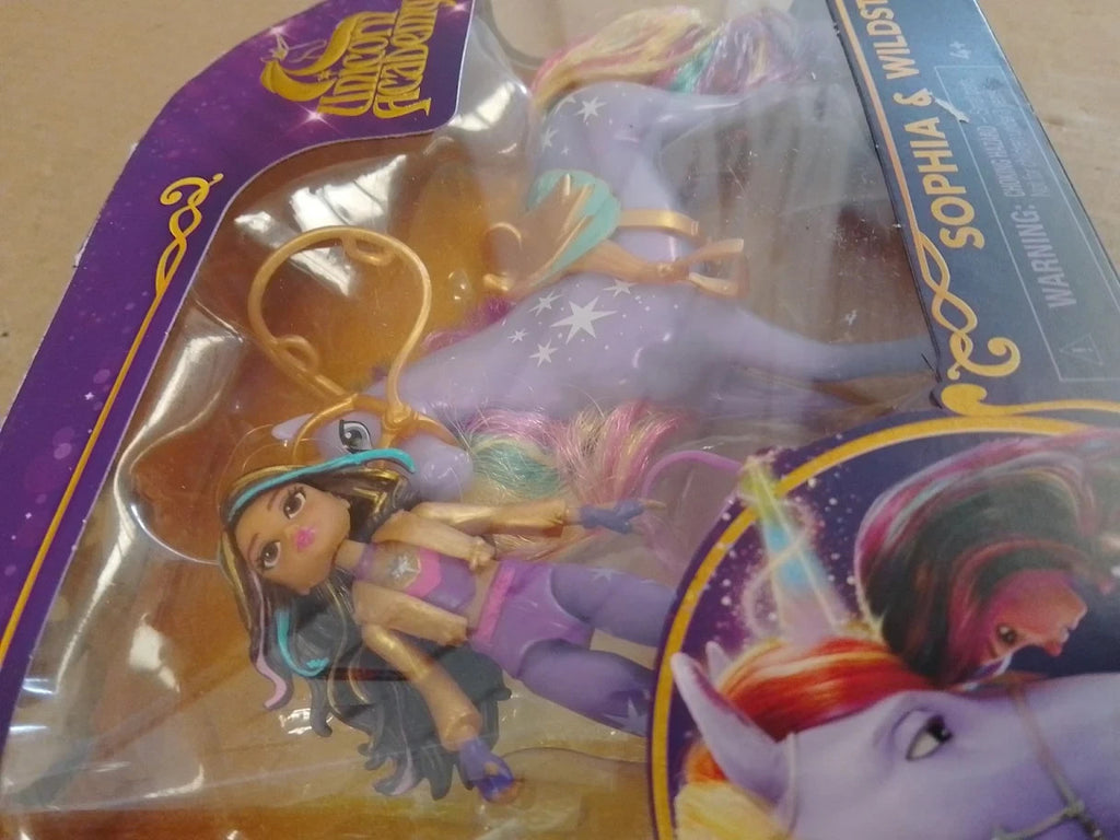 Unicorn Academy Sophia Wildstar Set 2 Riding Accessories Hair Styling 4+ New