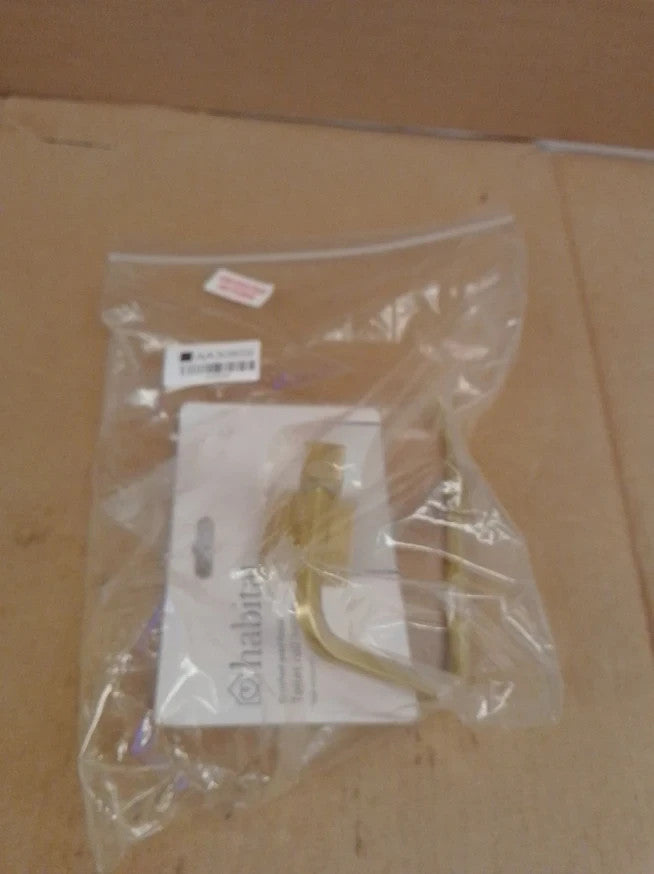 Argos Home Toilet Roll Holder Brushed Gold Bathroom Tissue Paper Holder New