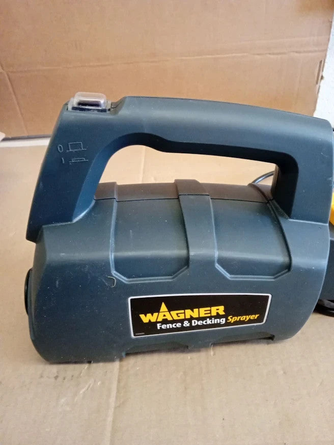 WAGNER Fence Decking Paint Sprayer 460W 1400ml Covers 5m² 9min 1.8m Hose Design