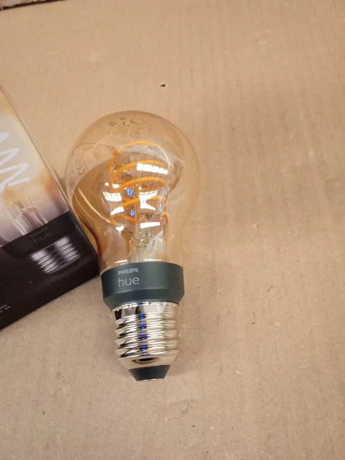 Philips Hue White Filament A60 Smart Light Bulb E27 Edison Screw 7W Vintage New