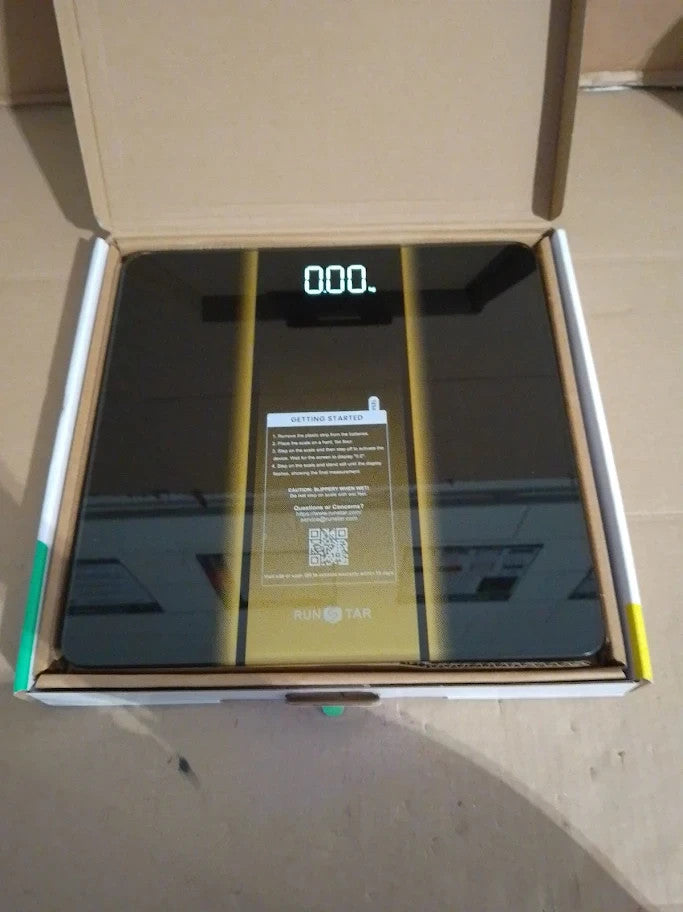 RunStar Scale Body Weight Digital Bathroom Scale High Precision Clear LED New