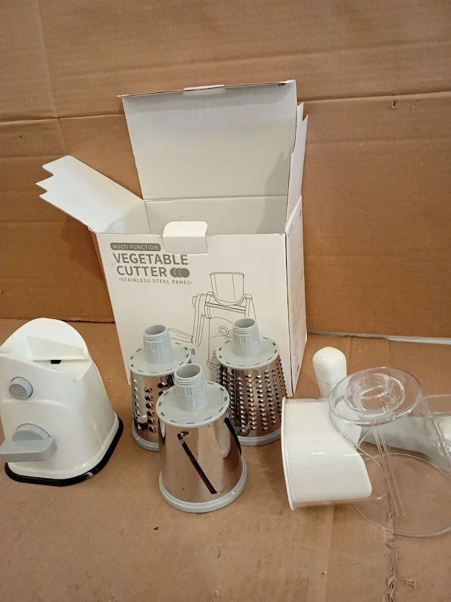 Rainbean Rotary Cheese Grater Kitchen Hand Crank Shredder 3 Interchangeable