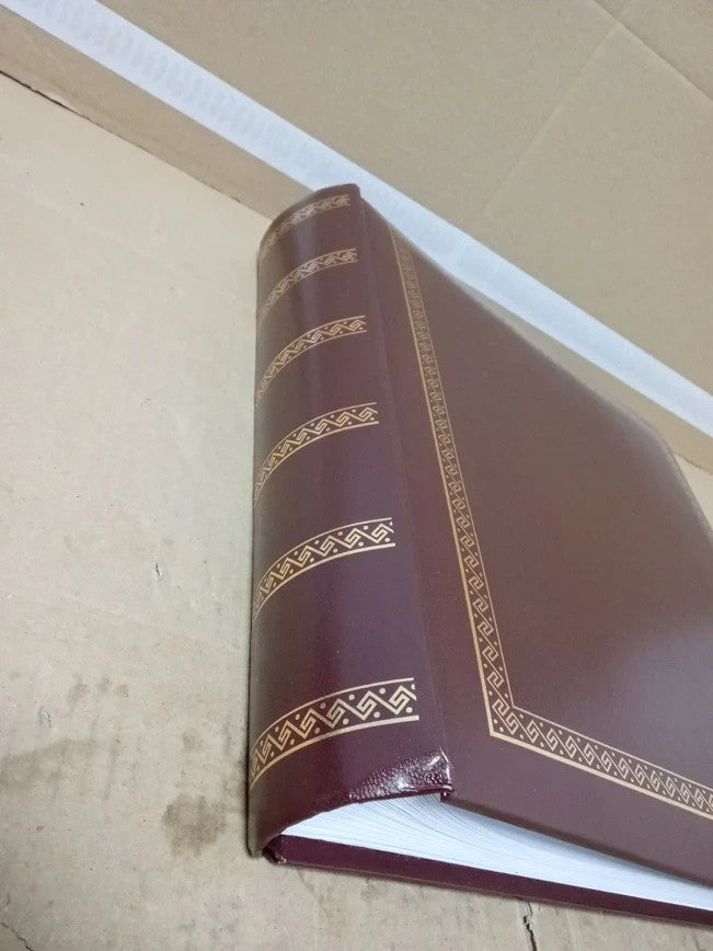 Walther Design Photo Album Brown 29x32cm Imitation Leather Embossing New