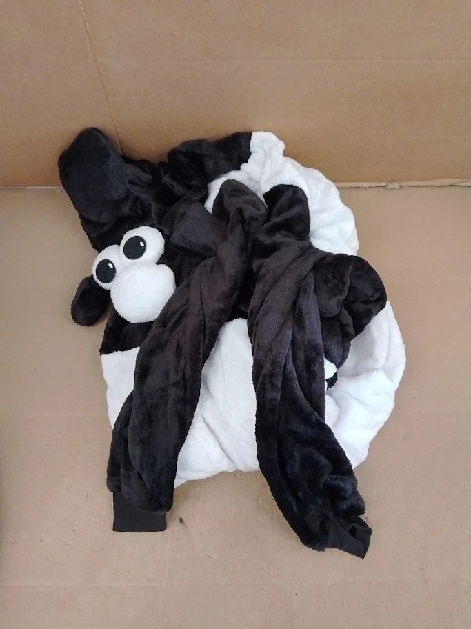 Everglamour Sheep Body Suit Unisex Adult Black Large New