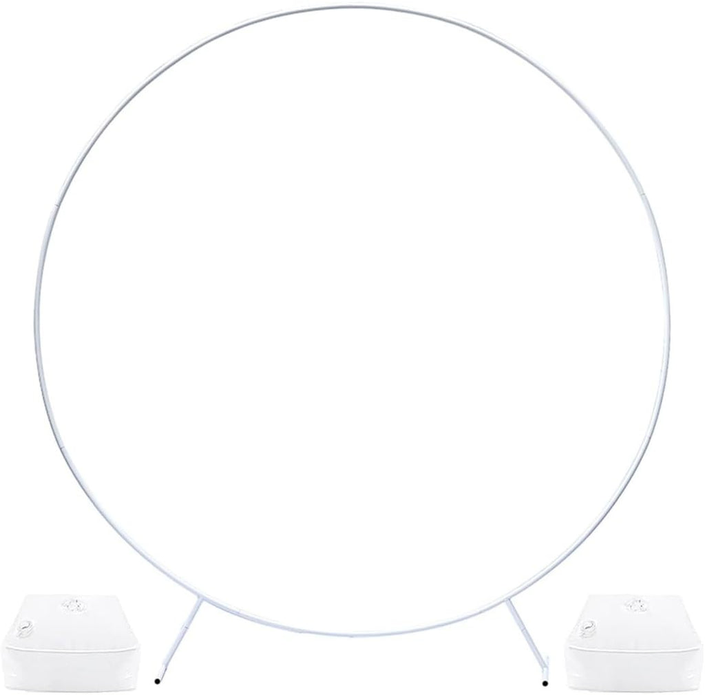 PILIN Metal Round Balloon Arch Kit White Party Wedding Decoration 1.8M New