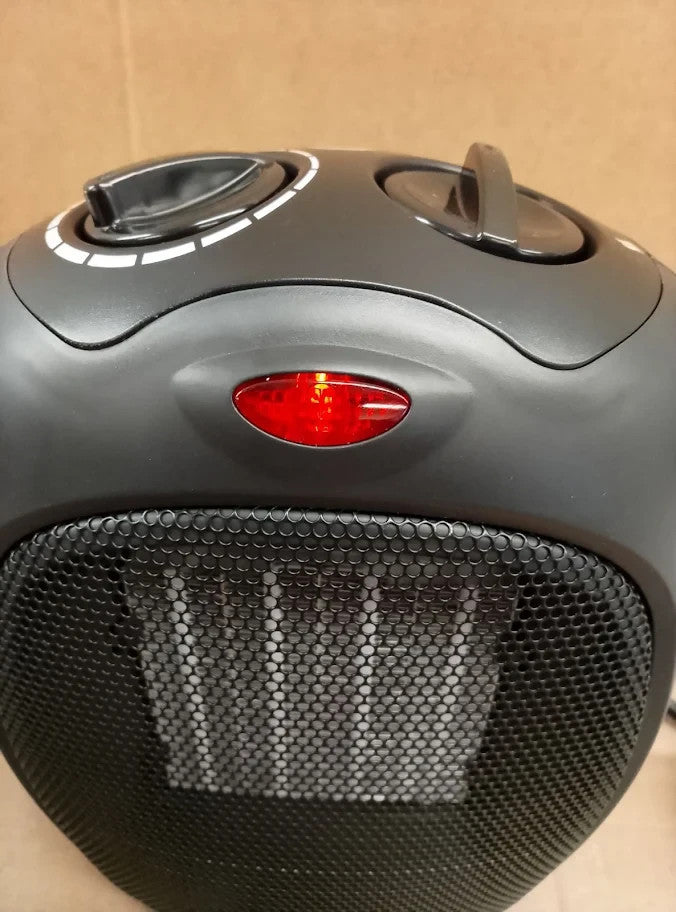 Amazon Basics 1800w Ceramic Space Heater With Adjustable Thermostat Black New