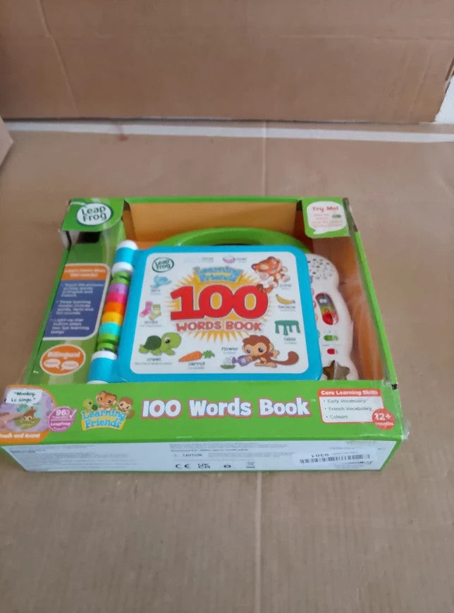 LeapFrog 601503 Learning Friends 100 Words Baby Book Educational Interactive 1+