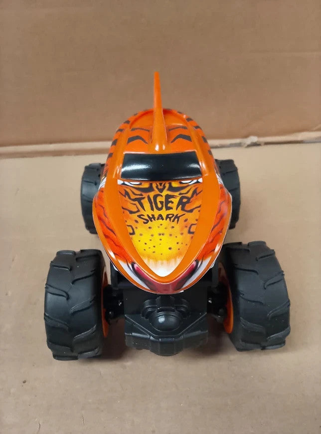 Hot Wheels Monster Trucks Remote Control Car HW Tiger Shark 1:24 Scale HNV03 4+