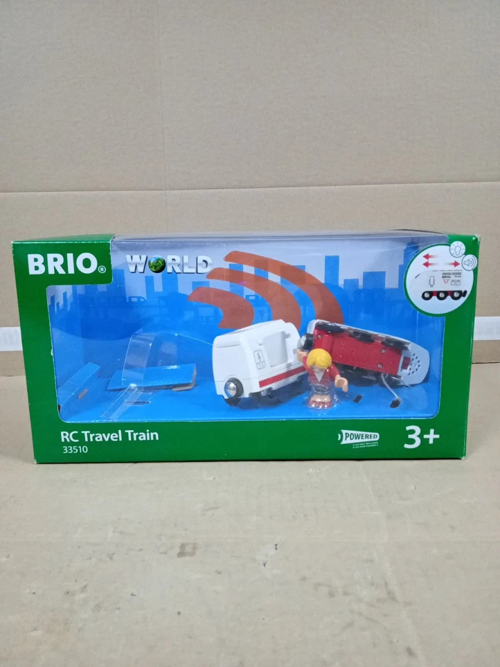 BRIO World Remote Control Travel Train RC Toy Passenger Compatible 3 Years +