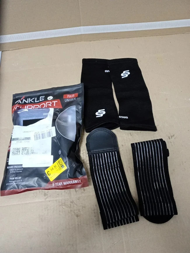 Sleeve Stars Ankle Brace Relief Women Men Wrap Sprained Compression New