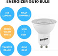 Energizer GU10 LED Bulbs Warm White 3000K Light Bulb Pack 10 50W Halogen New