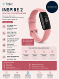 Fitbit Inspire 2 Health & Fitness Tracker 24/7 Heart Rate To 10 Days Battery