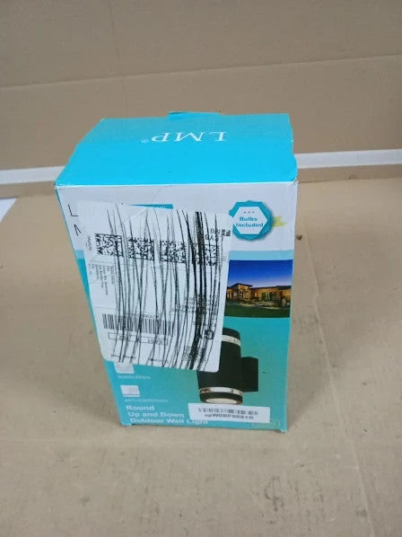 LMP Outdoor Wall Lights Mains Powered Up Down Outside Grey 24x10x13cm New