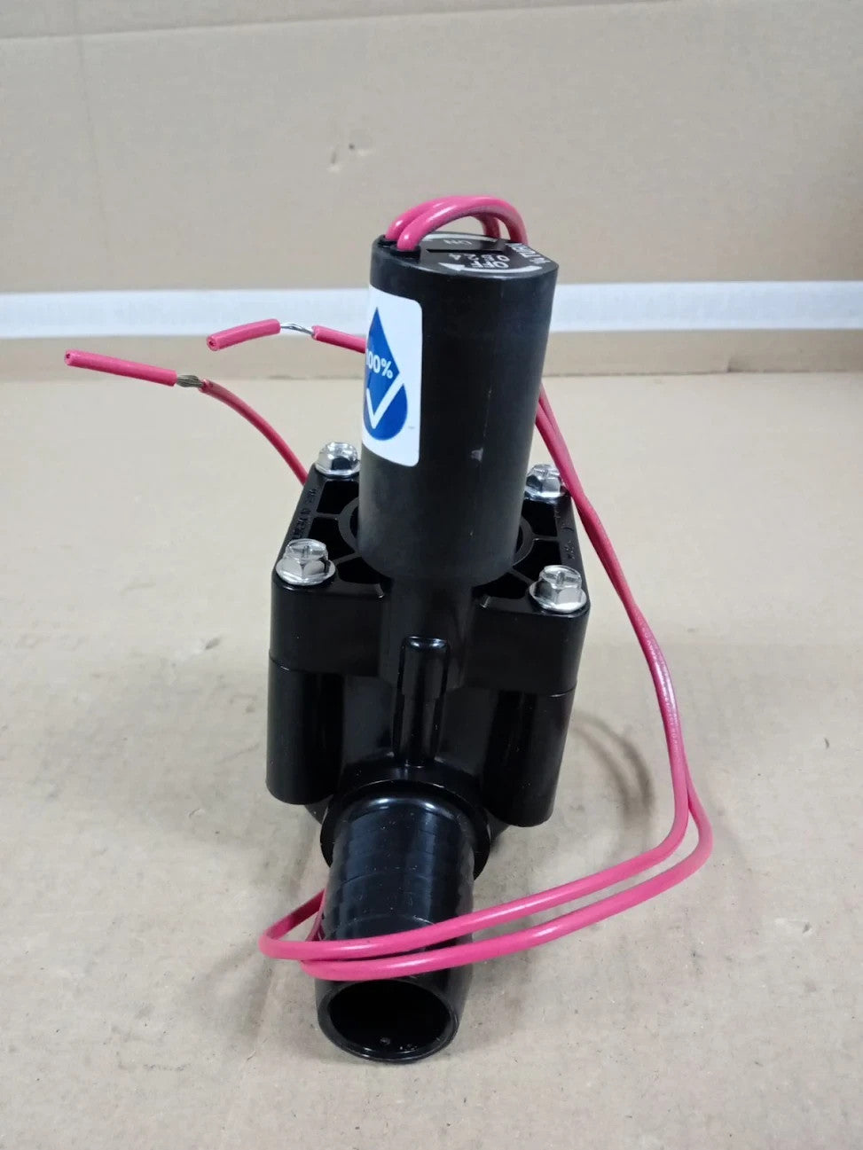 PGV Irrigation Valve Screw Top 1" Valve Male Thread Inlet 1" Barb Outlet No Flow