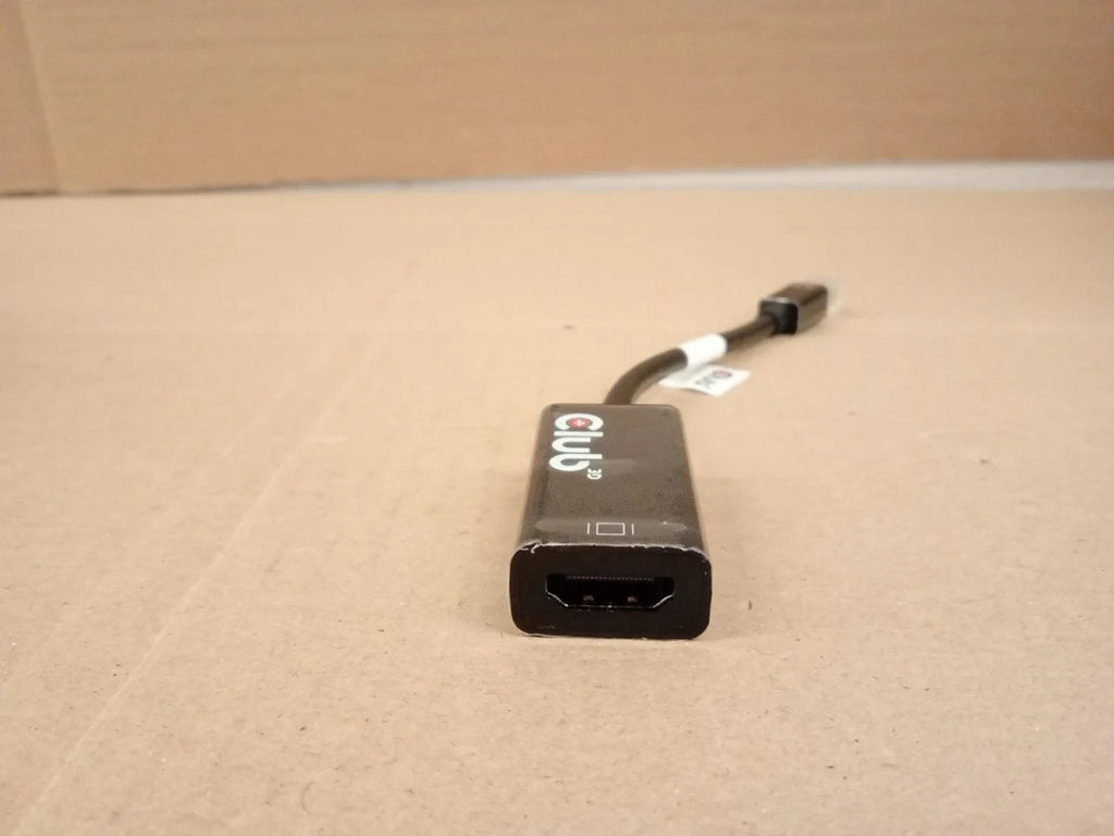 Club 3D Mini DisplayPort Black HDMI 2.0 Poly Bag Personal Gaming Business