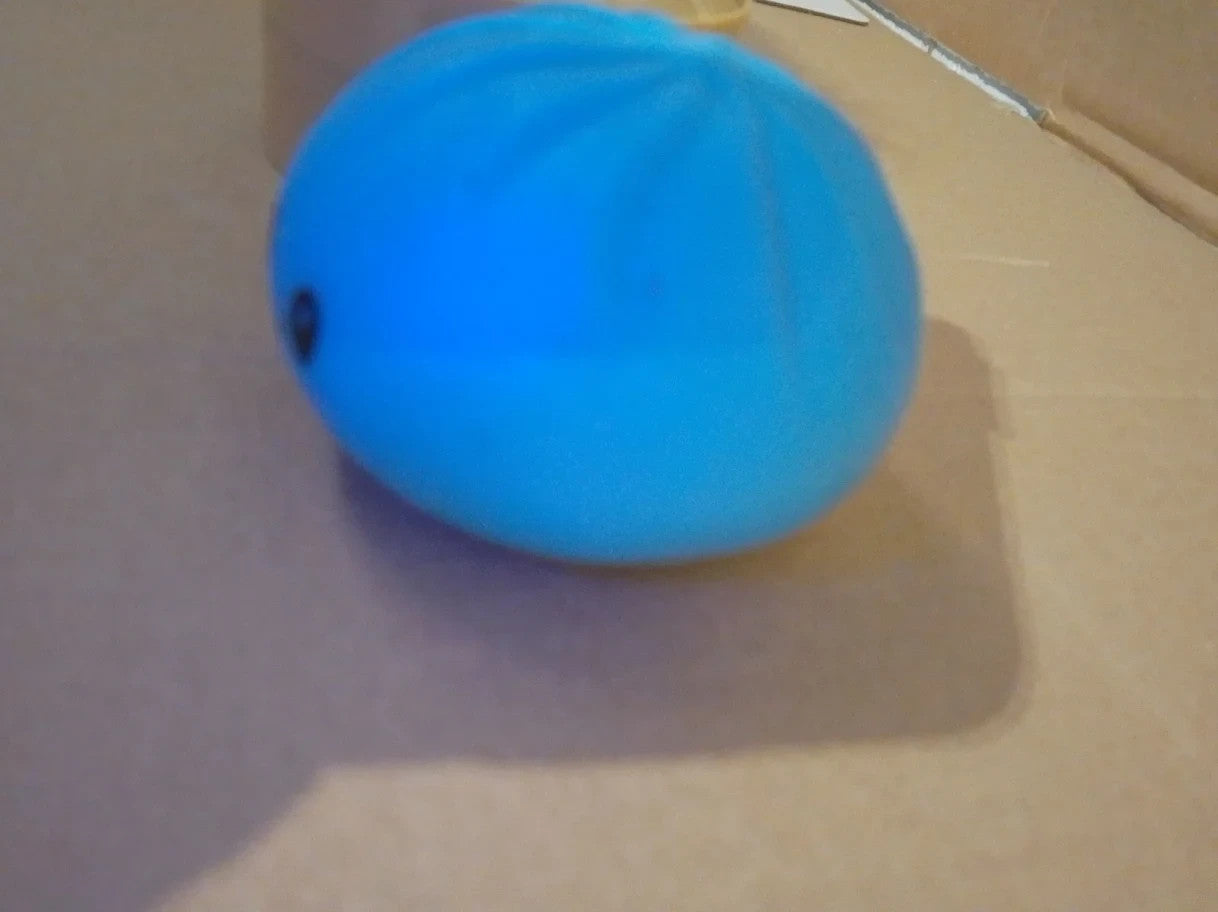 Dumpling Squishys Blue Giant Stress Toy Cute Steamer Bun Design Anxiety Relief