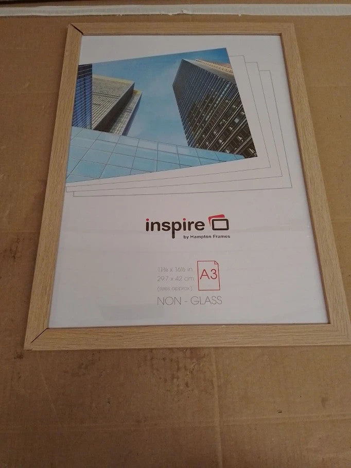 Hampton Frames Poster Sorbonne A3 Oak Effect 29.7x42cm Engineered Wood