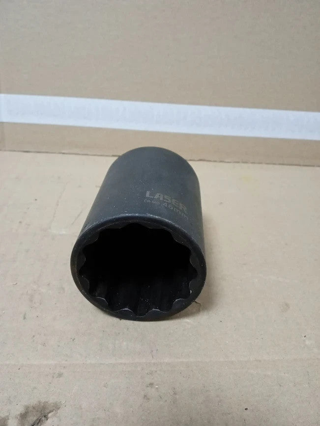 Laser 5531 Drive Shaft Nut Socket Bi Hex 1/2in D 46mm Metal Variety Pack