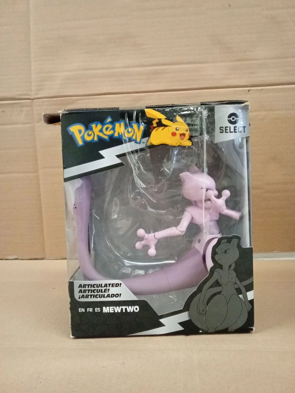 Pokemon Select Mewtwo 6in Super Articulated Figure With Over 15 Points