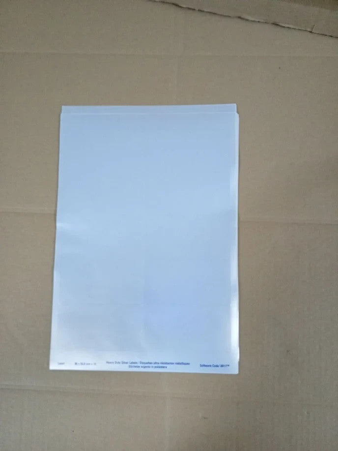 Avery L6012-20 Silver Heavy Duty Extra Strong Adhesive Labels 96x50.8mm New