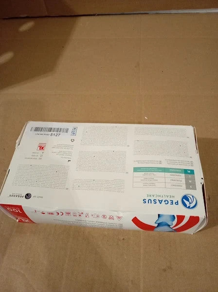 Pegasus Blue Disposable Vinyl Medical Gloves Powder Latex Free Small New