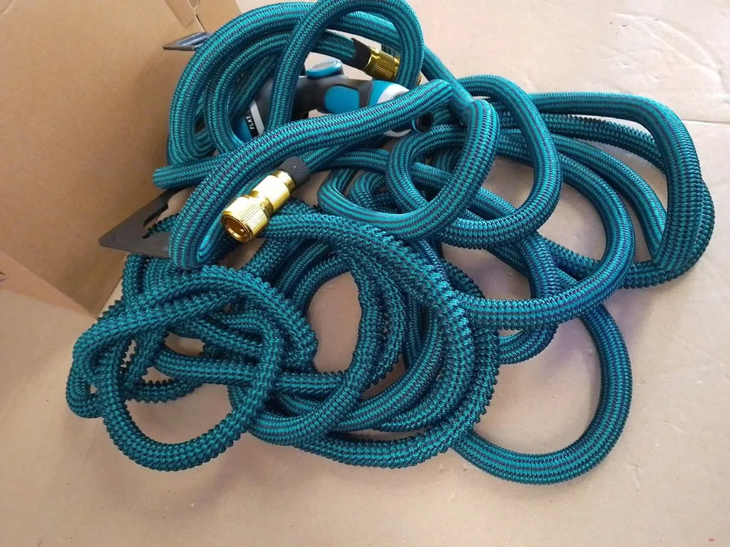 Zenmos 100ft Expandable Garden Hose Pipe 10 Function Nozzle Upgraded 3 Layer