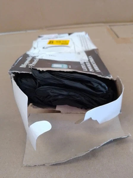 Praima Black Nitrile Disposable Gloves Latex & Powder Free Pack 100  Medium New