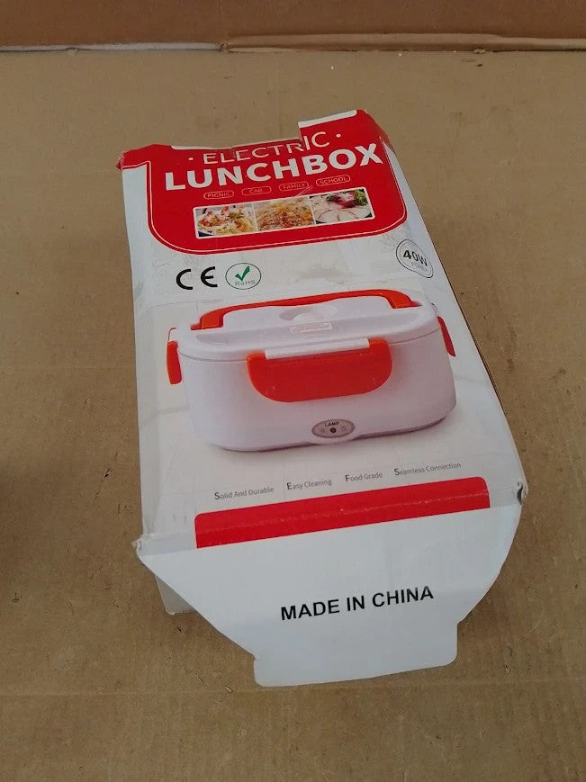 Fuutilake Heated Lunch Box 1.8L Large Capacity Carry Bag Spoon 3 In 1 80W