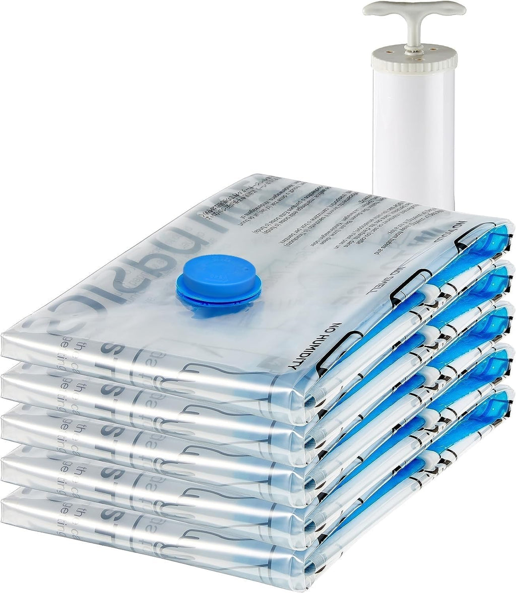 Amazon Basics Vacuum Compression Zipper Storage Bags 32x24in  Airtight Valve New