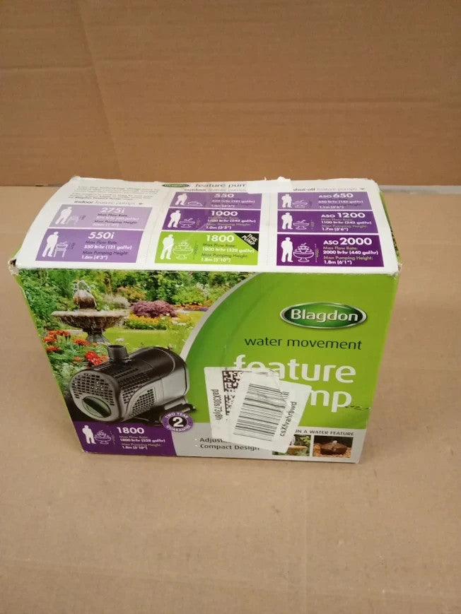 Blagdon Pump Outdoor Water Feature High Performance Adjustable Flow Valve New