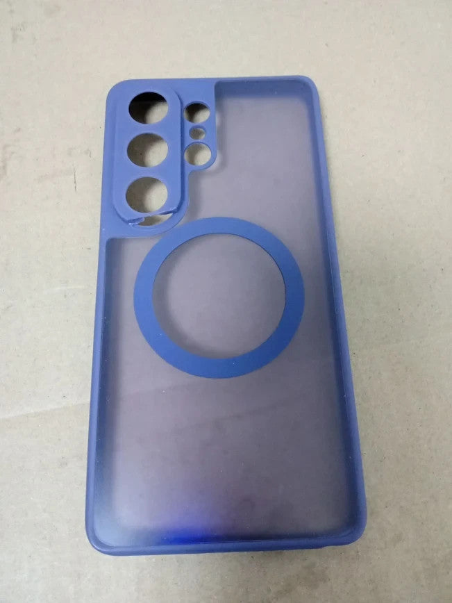 Samsung Silicone Magnet Phone Case Galaxy S26 Ultra Soft Touch Blue Violet