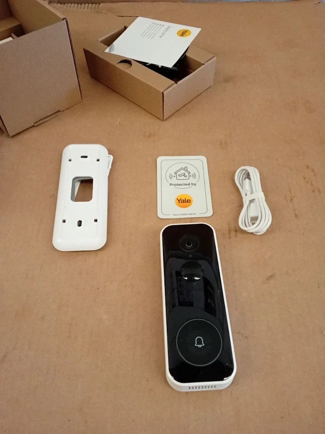 Yale Smart Video Doorbell Full HD Live View Two Way Audio Motion Recordings New