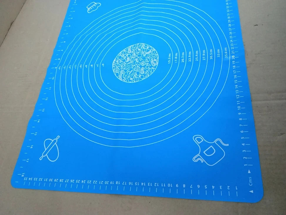 Non Stick Silicone Baking Pastry Mat 19.7x15.8in Non Slip Mat Fondant New