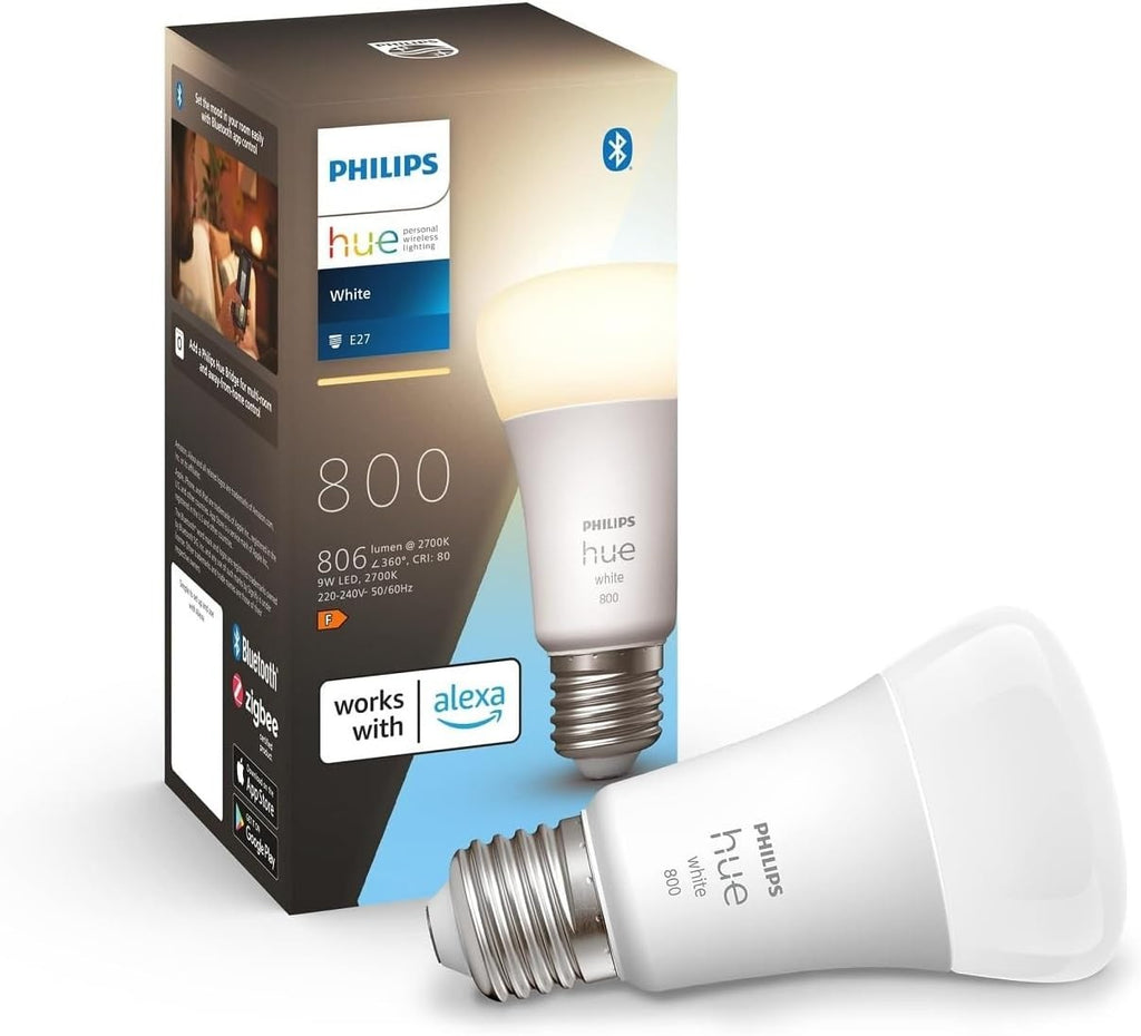 Philips Hue White A60 Smart LED Light Bulb E27 Edison Screw Home Indoor New