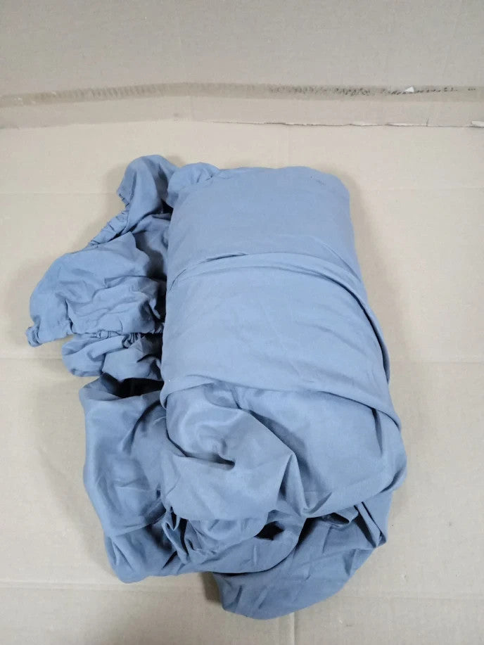 Super King Extra Deep Fitted Sheet 180x200cm Microfiber Dark Grey Bed Sheet New