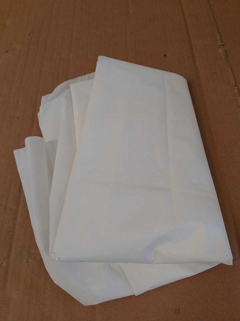 Home Essentials Plain Shower Curtain White 180x180cm Hand Wash Only New