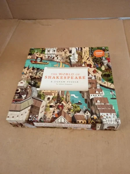 The World of Shakespeare 1000pcs Jigsaw Puzzle Vibrant Varied Colors New