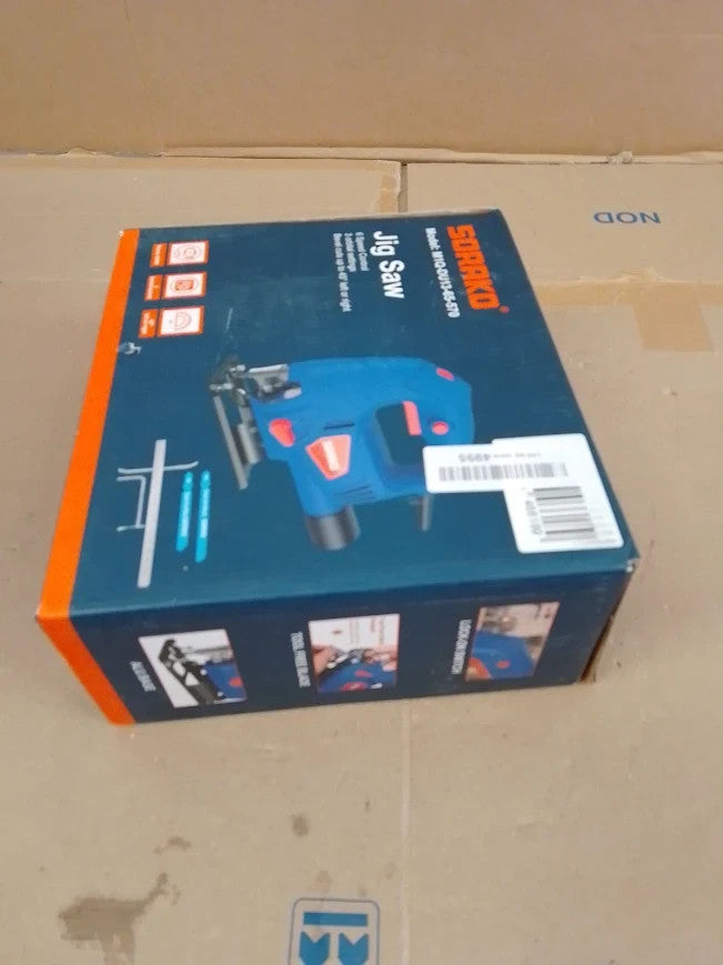 Sorako 600W Corded Jigsaw Wood Metal 800-3000SPM Electric 6 Speeds Cutting Depth