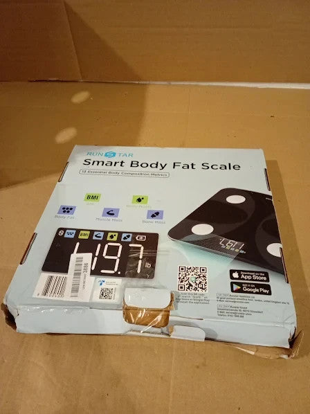 Runstar Scales Body Weight Fat Percentage High Precision 0.1lb Large Display New