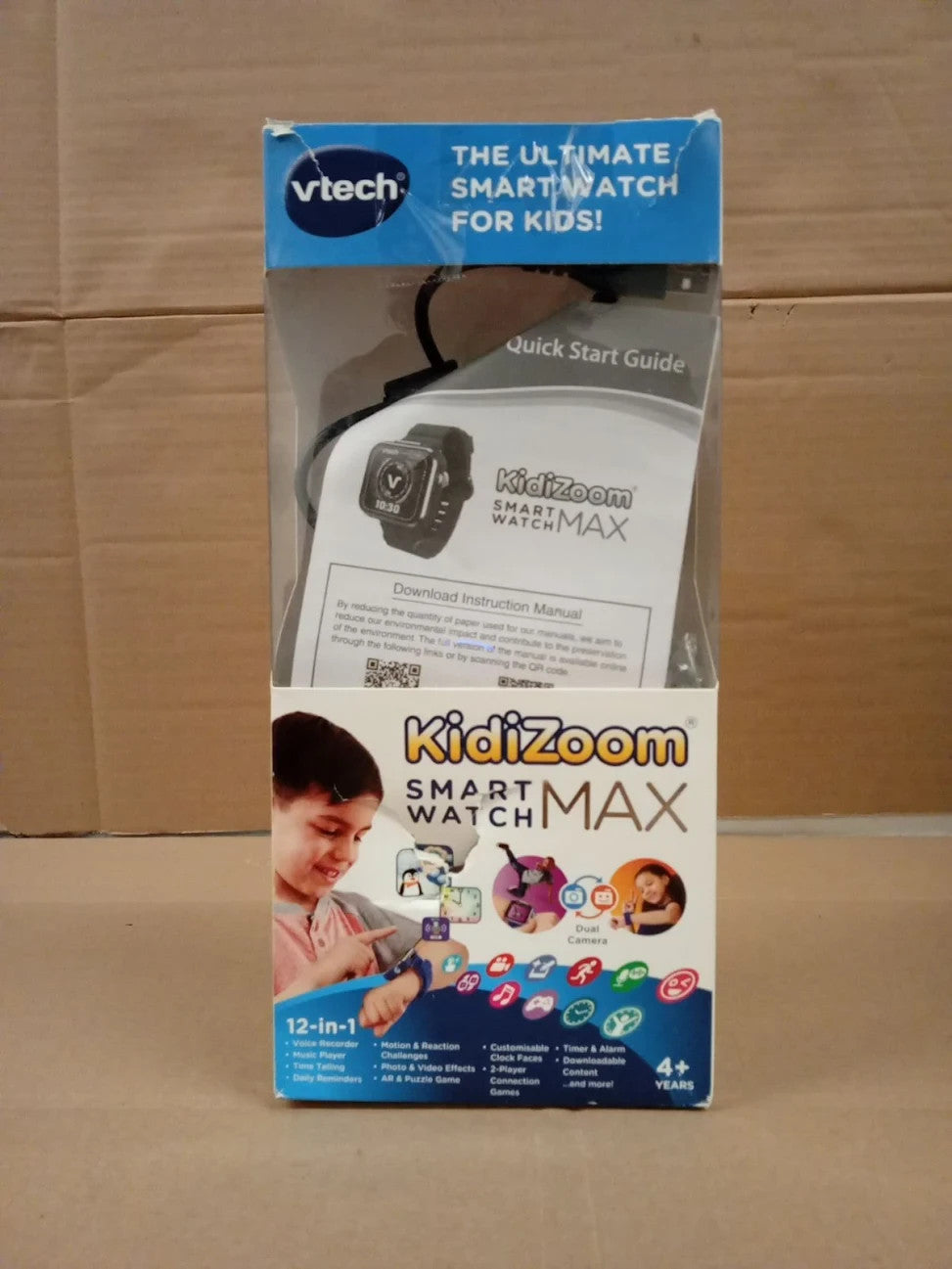 VTech KidiZoom Smart Watch Max Kids Games Dual Camera Photo Aged 4 5 6 7+ Years