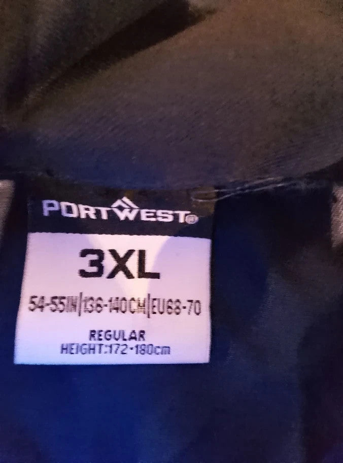 Portwest F813 Iona Polycotton Safety Work Coverall Navy 3XL New