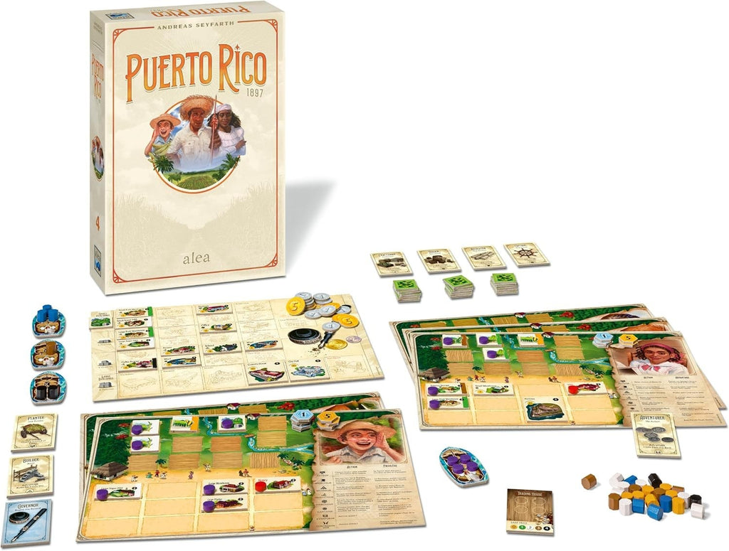 Ravensburger Alea Puerto Rico  Immersive Strategy Board Game Adults & Kids New
