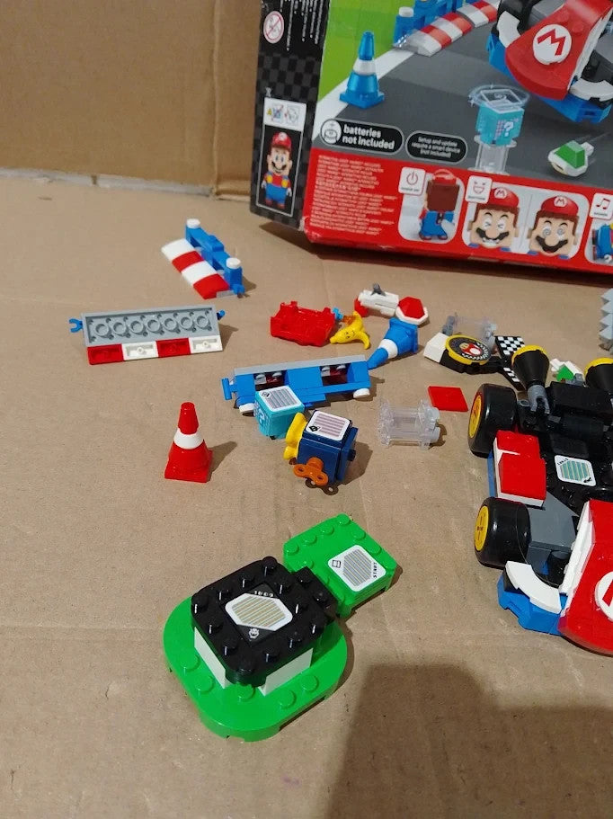 Lego Mario Kart Interactive Mario Standard Kart Toy Race Course Car 7+