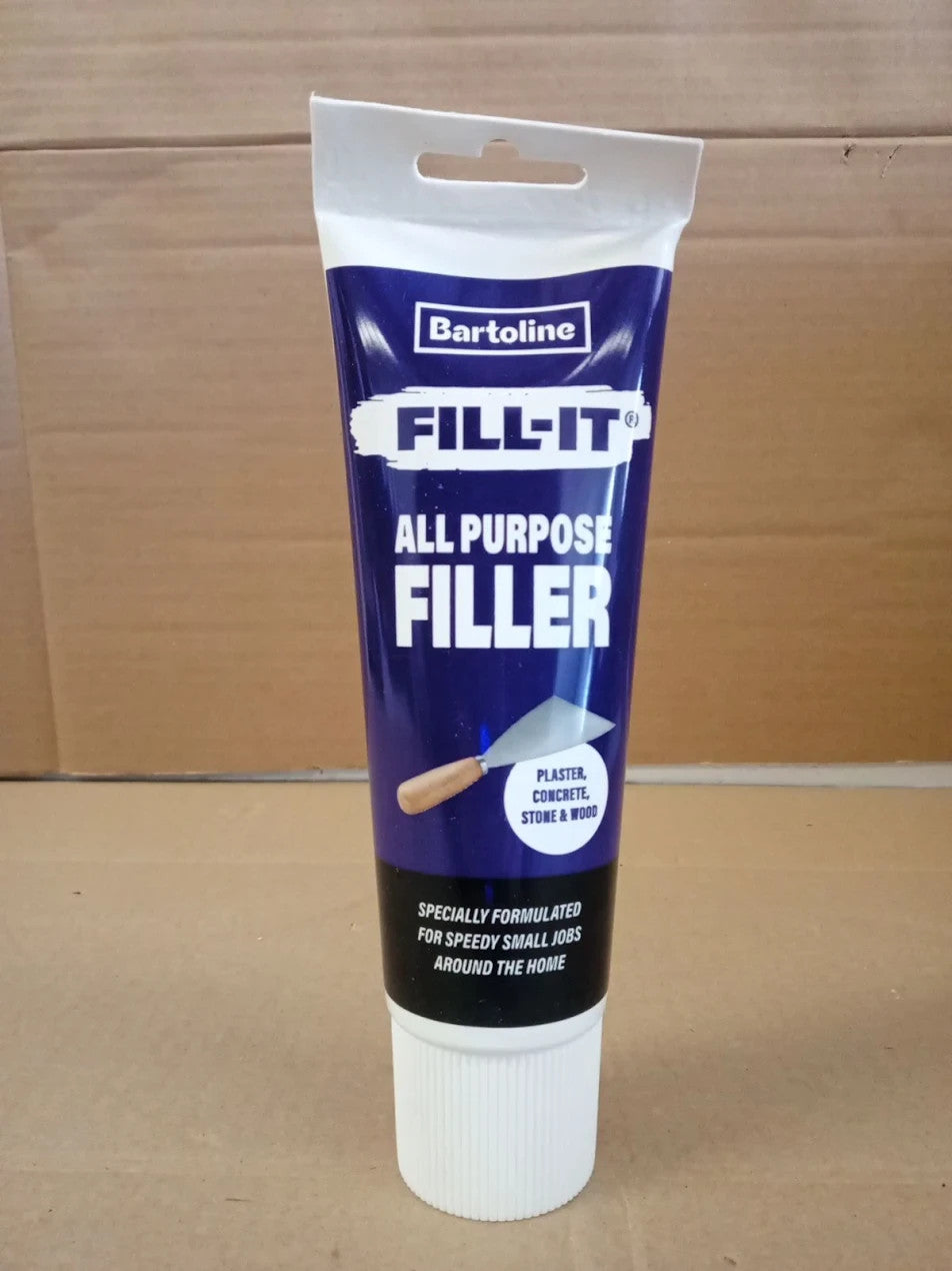 Bartoline Ready Mixed Instant Filler 330g Quick Drying Tube Filler Plaster New