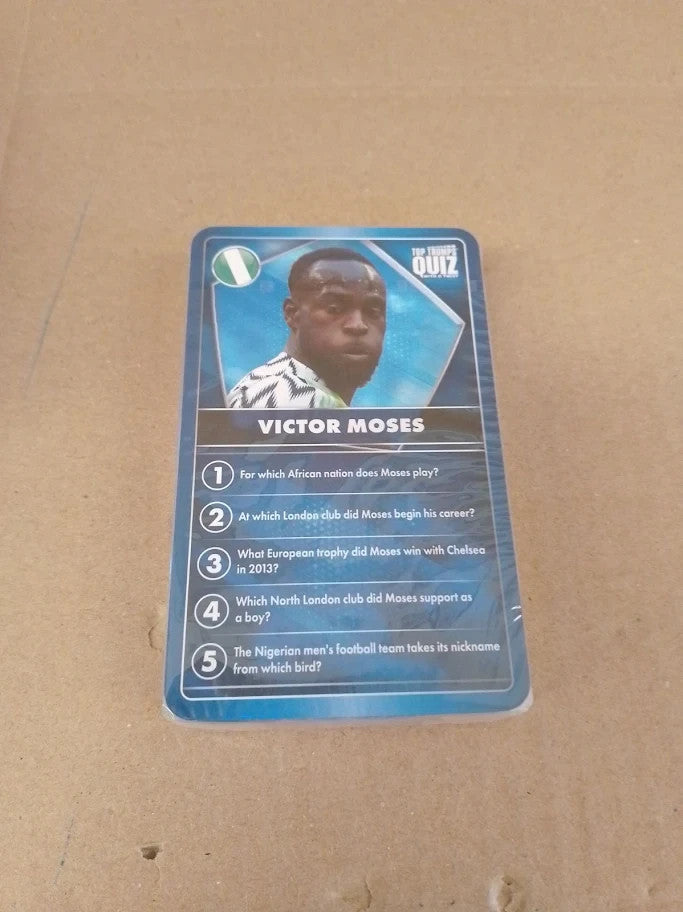 Top Trumps World Football Stars Quiz Game 500 Questions Cardboard New