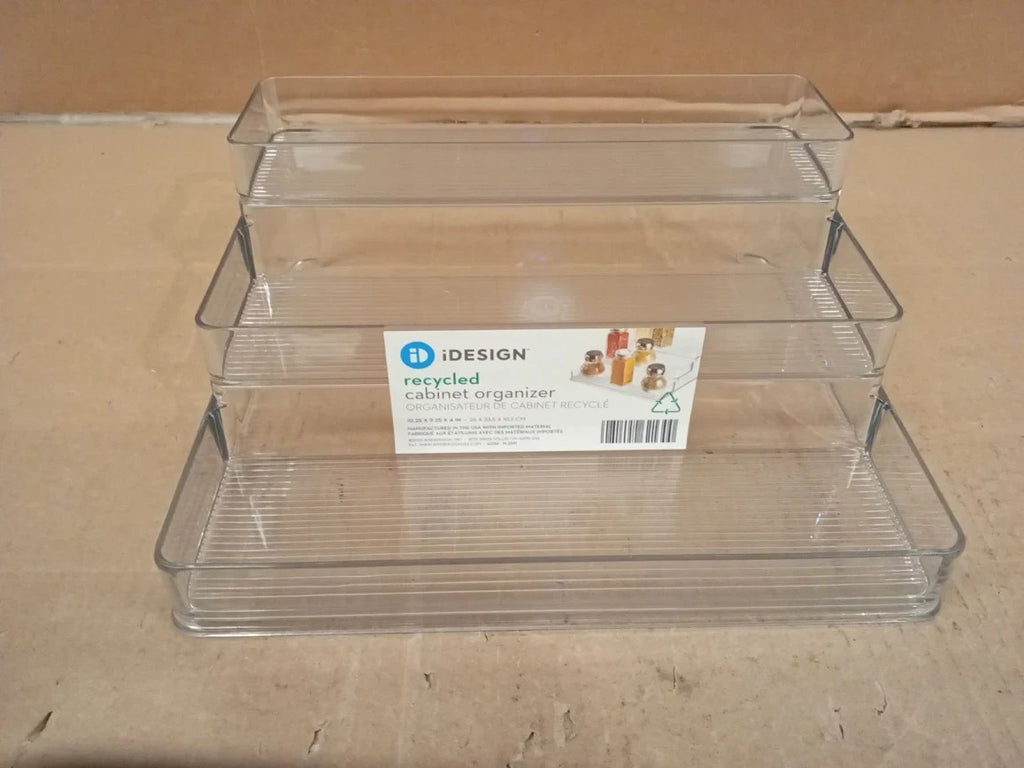iDesign Spice Rack 3 Compartments Medium Size Display Cabinet Organiser New
