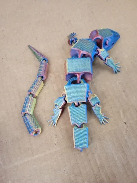 Rjw Design Store Large Reptile Fidget Toy Lizard Anxiety Stress 30.5x2.5x1.3cm