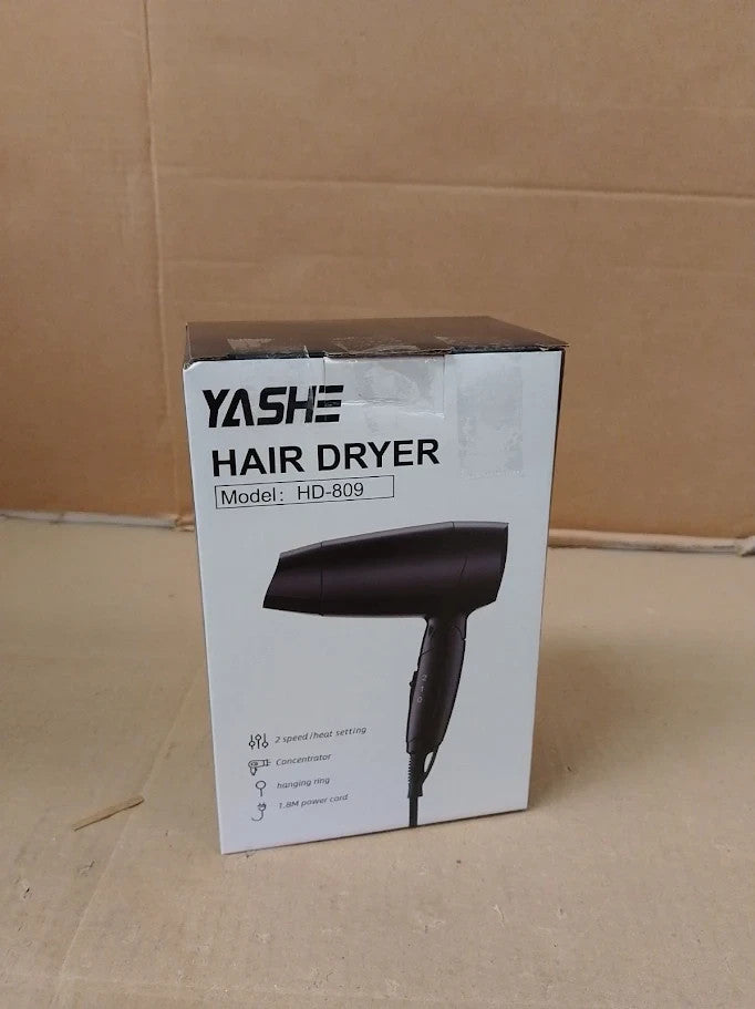 Yashe Mini Folding Hair Dryer Lightweight Travel Blow Dual Heat 1200W New