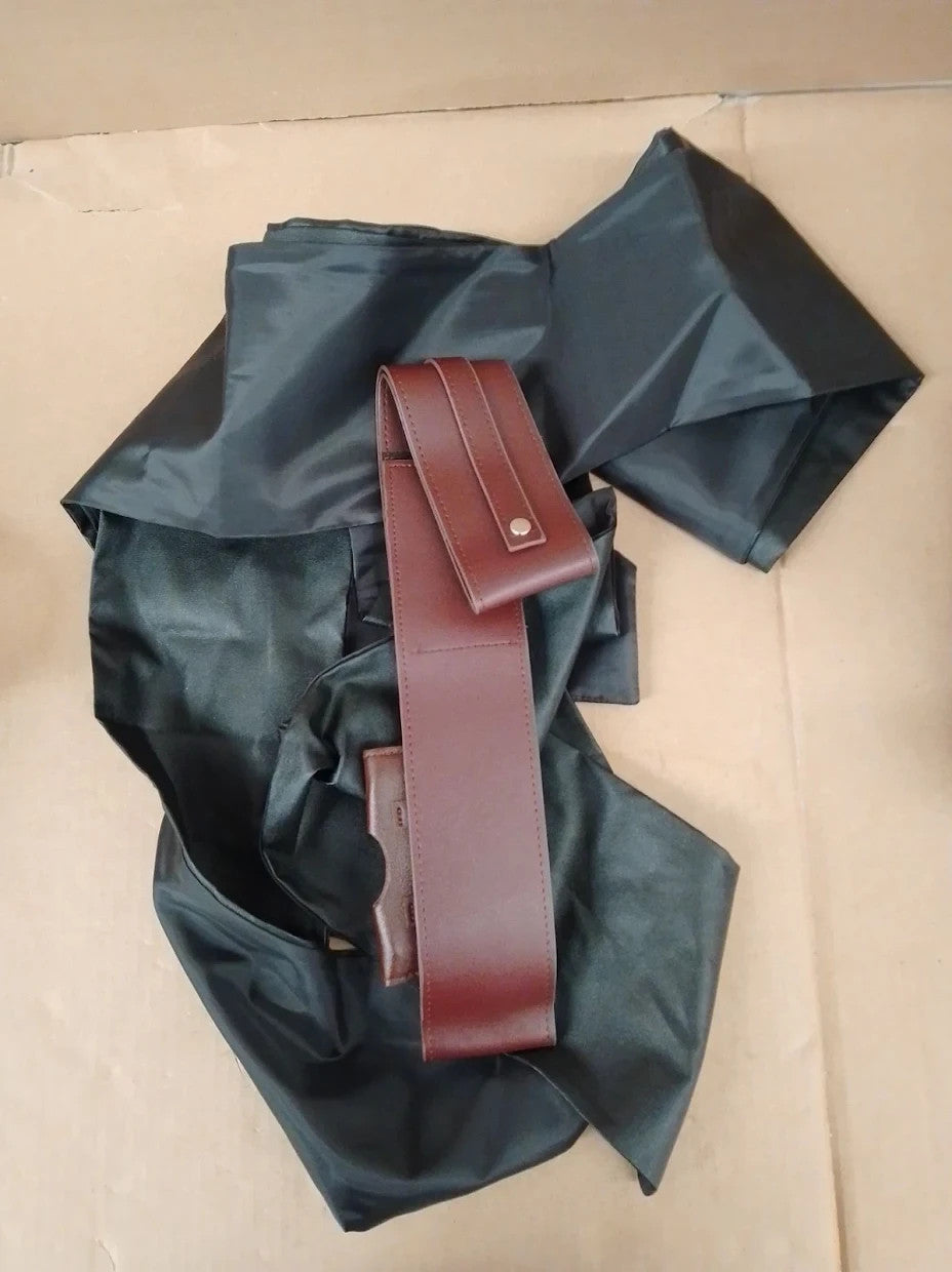 Adult Knight Costume Brown Hooded Cape Anakin Cosplay Halloween Set Medium